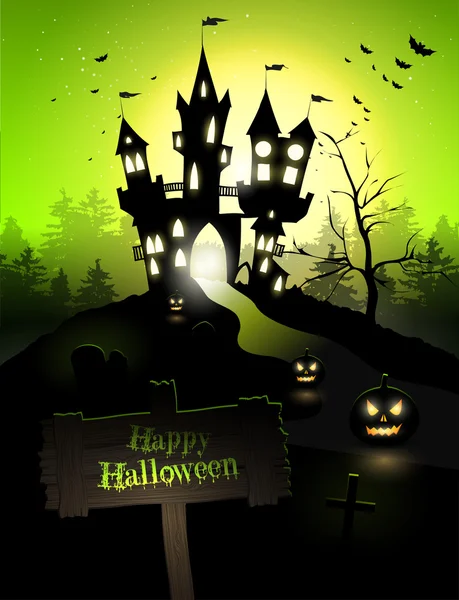 Halloween poster — Stock Vector