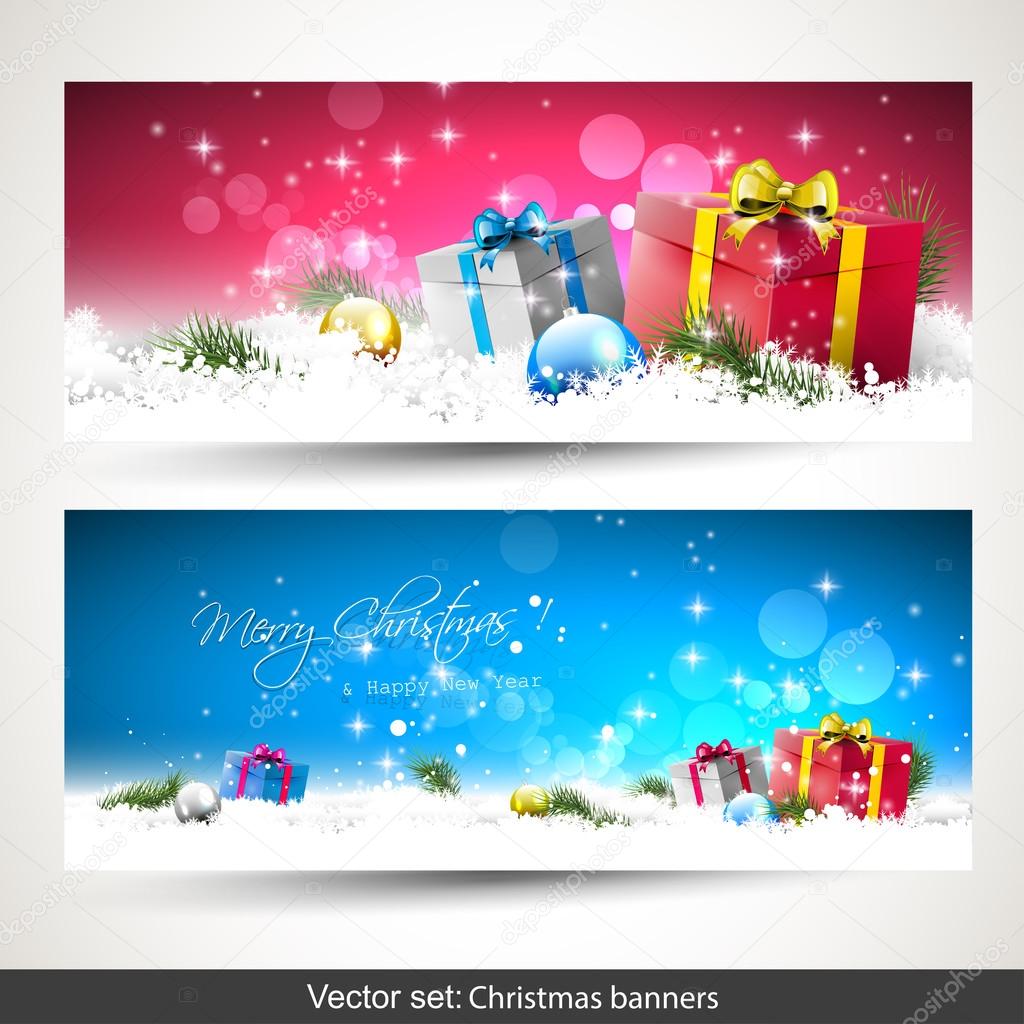 Christmas banners