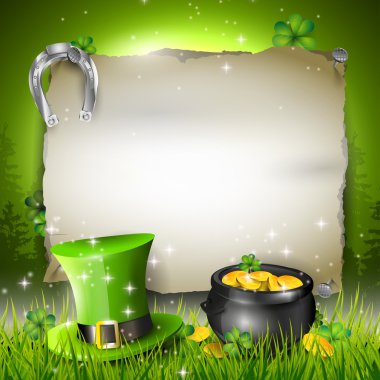 St. Patrick's Day background clipart