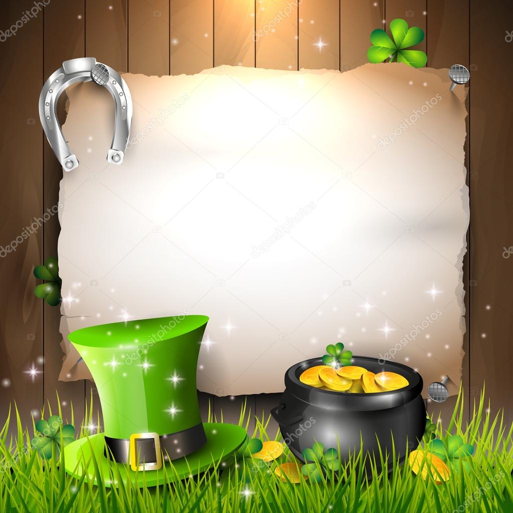 St Patrick S Day Background Vector Image By C Kaktus2536 Vector Stock