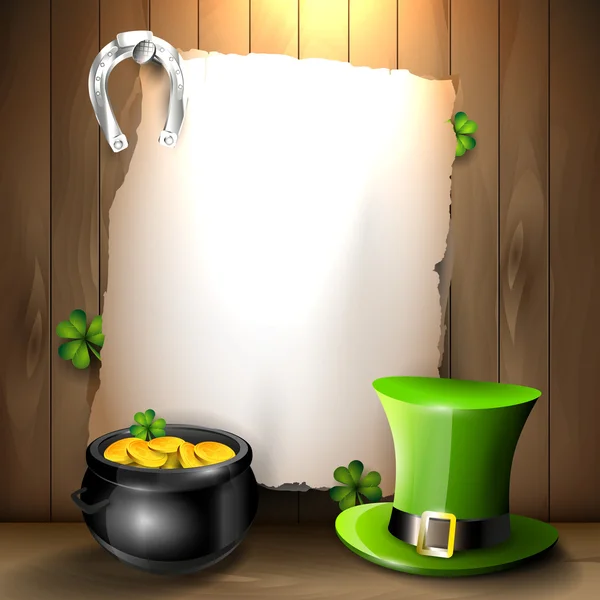 St. Patrick's Day background — Stock Vector