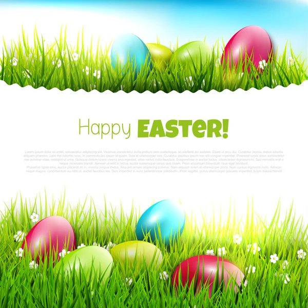 Easter greeting card — Stock Vector