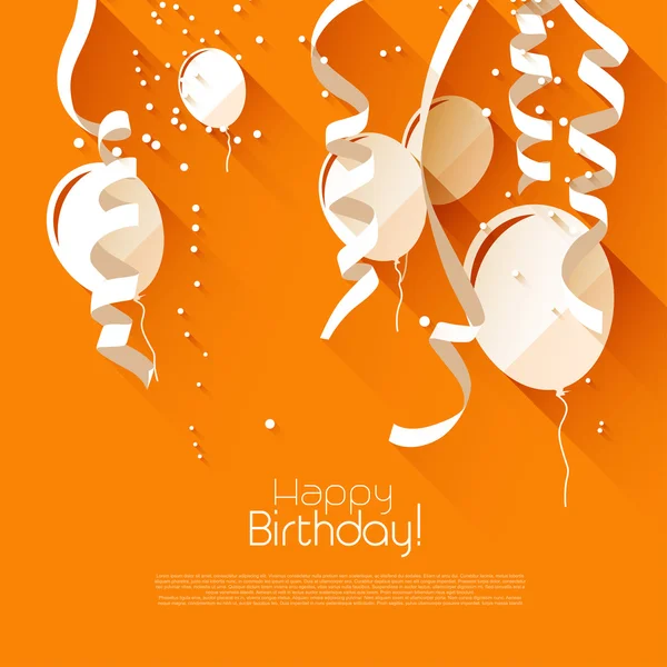 Anniversaire Contexte — Image vectorielle