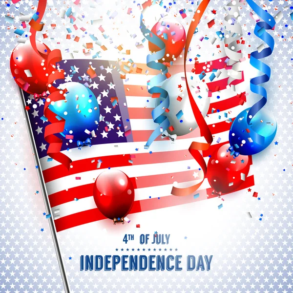 Independence day background — Stock Vector