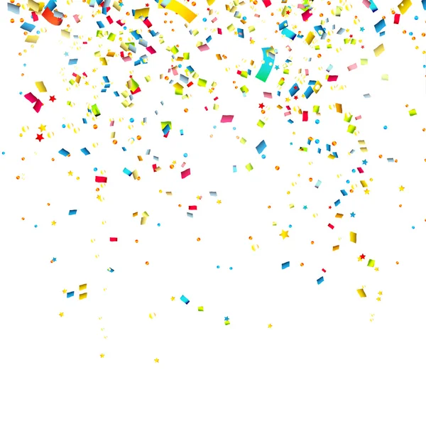 Colorido confeti — Vector de stock