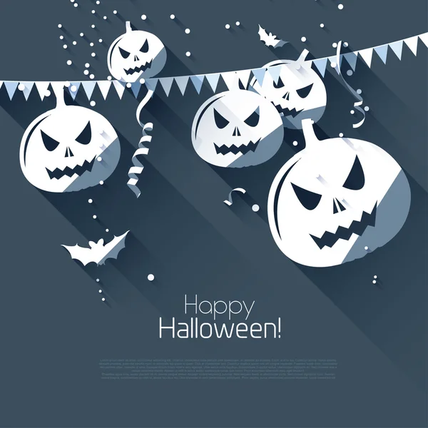 Halloween greeting card — Stock Vector