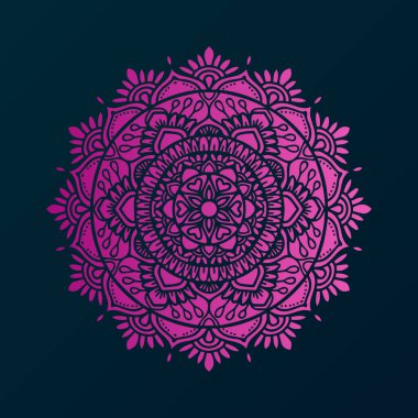 mor gradyan vektör sanat çizimi