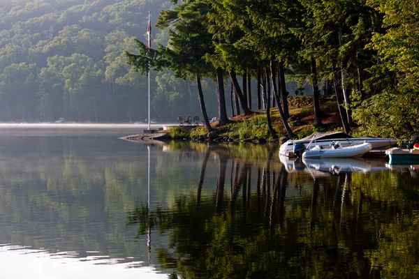 Morning at the cottage — Stock Photo, Image