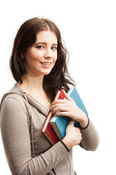 Female student with books Stock Image