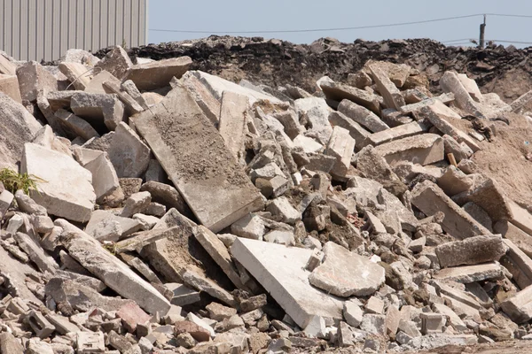 Betonrecycling — Stockfoto