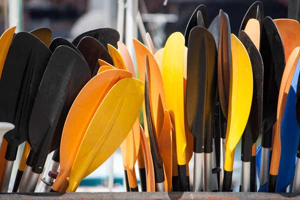 Coloured Paddles — Stock Photo, Image