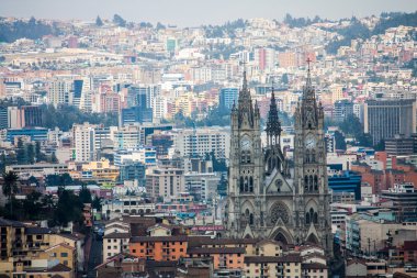 Quito Ekvador Şehir Manzaralı