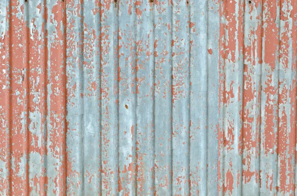 Old brown color zinc wall — Stock Photo, Image