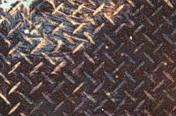 Closeup paslı çelik levha — Stok fotoğraf