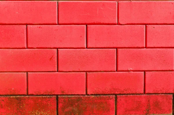 Mur de briques rouges — Photo