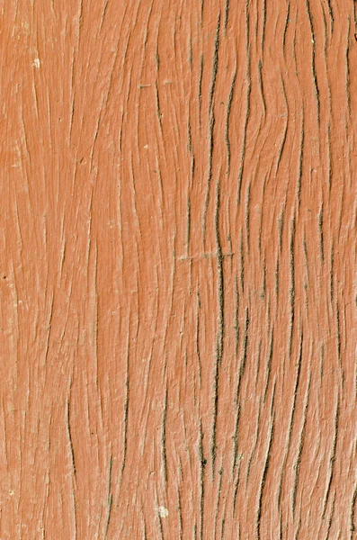 Real old wood surface with brown color paint — Stock Photo, Image