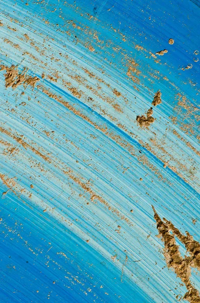Poškození povrchu zdi modrá barva pro pozadí — Stock fotografie
