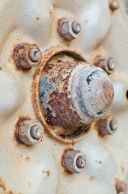 eski ve paslı çark