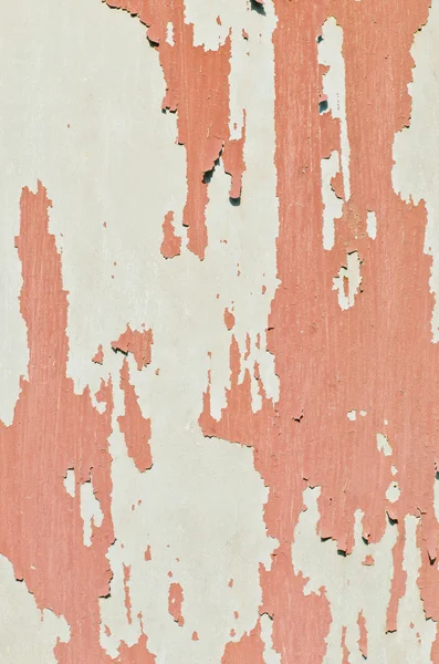 Parede de pintura de rachadura enferrujado velho — Fotografia de Stock