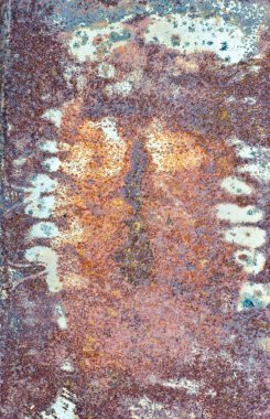 arka plan kullanmak için hasar paslı çelik levha