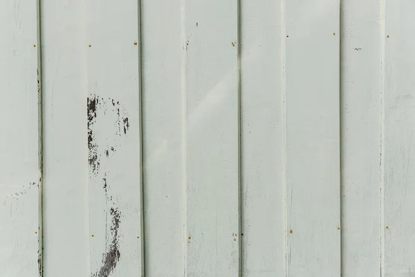 Closeup white old paint hardwood wall — Stock Photo, Image