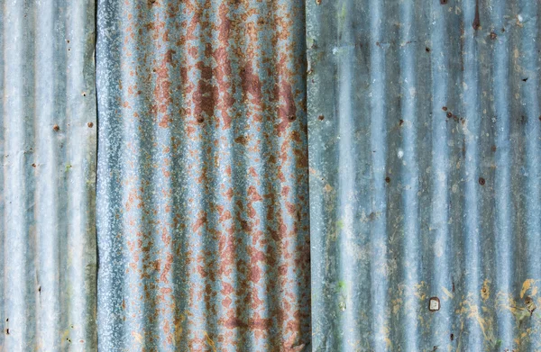 Rough old zinc plate wall — Stock Photo, Image