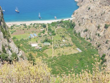 Kelebek Vadisi derin gorge fethiye Türkiye