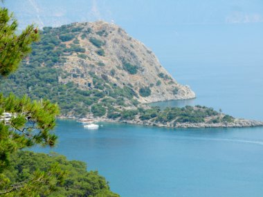 Akdeniz Türkiye'nin kıyı şeridi manzara