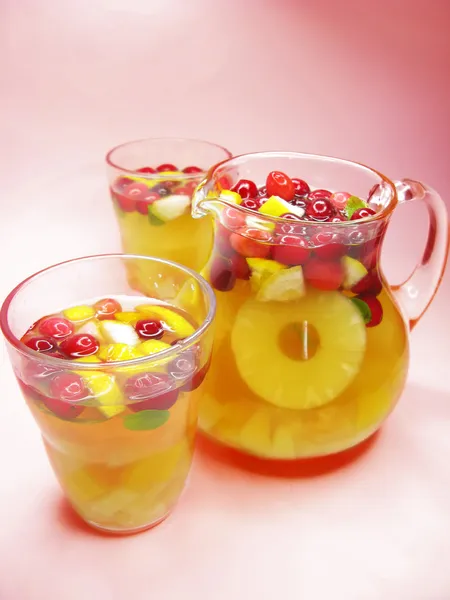 과일 펀치 칵테일 음료 — 스톡 사진
