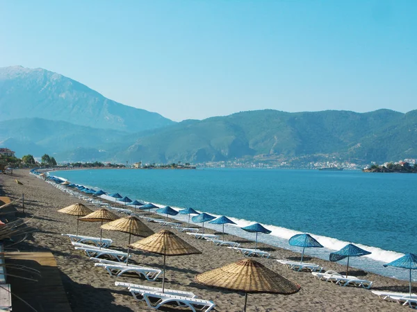 Turecko fethiye krajina linie pobřeží — Stock fotografie