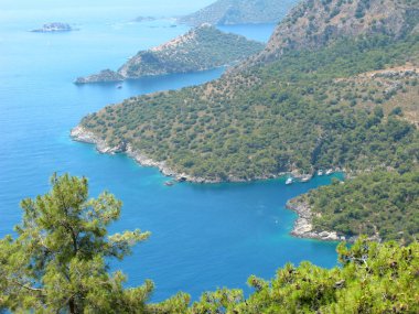 Akdeniz Türkiye'nin kıyı şeridi manzara