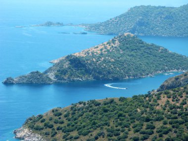 Akdeniz Türkiye'nin kıyı şeridi manzara