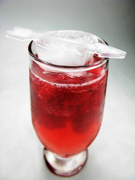 Bebida de cóctel de ponche de alcohol con menta — Foto de Stock