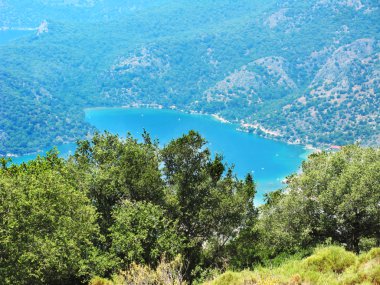 Akdeniz Türkiye'nin kıyı şeridi manzara