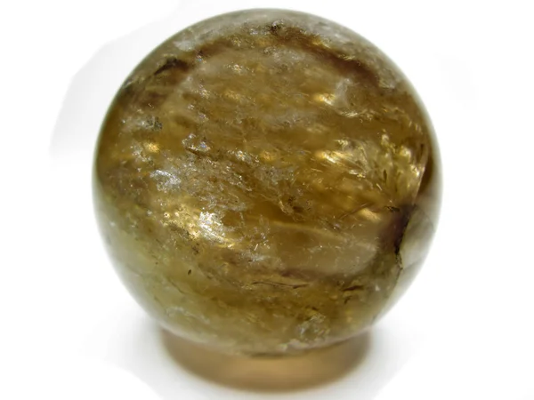 Morion boule de quartz cristal géologique — Photo