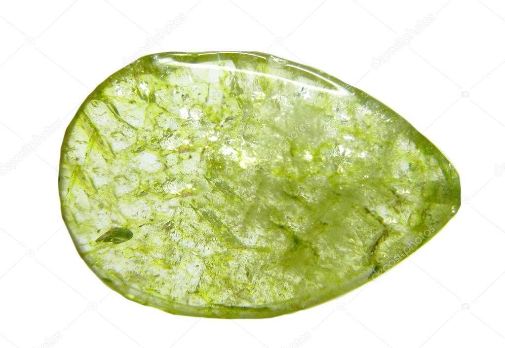 Peridote semiprecious crystal