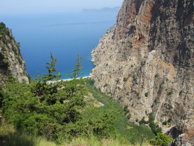 Kelebek Vadisi derin gorge fethiye Türkiye