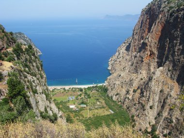 Kelebek Vadisi derin gorge fethiye Türkiye