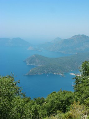 Akdeniz Türkiye'nin kıyı şeridi manzara