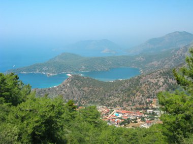 Akdeniz Türkiye'nin kıyı şeridi manzara