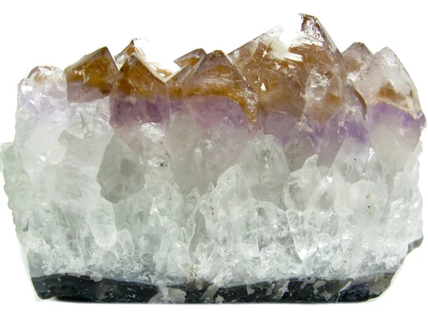 Amethyst geode geological crystals — Stock Photo, Image