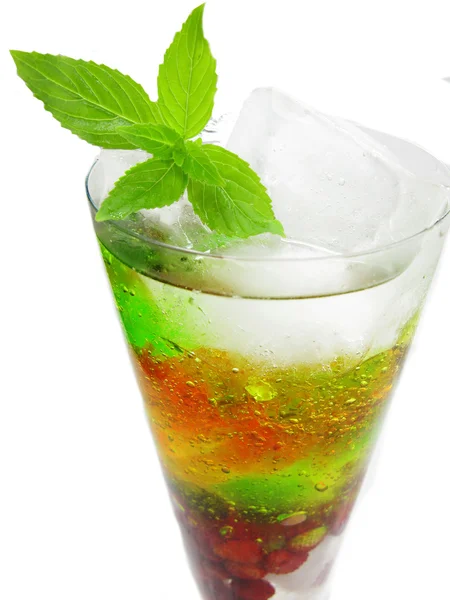 Fruit cocktail smoothie met wild starwberry — Stockfoto