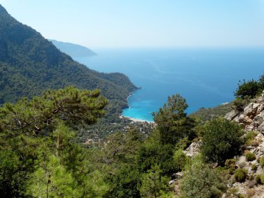 Akdeniz Türkiye'nin kıyı şeridi manzara