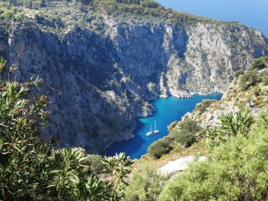 Kelebek Vadisi derin gorge fethiye Türkiye