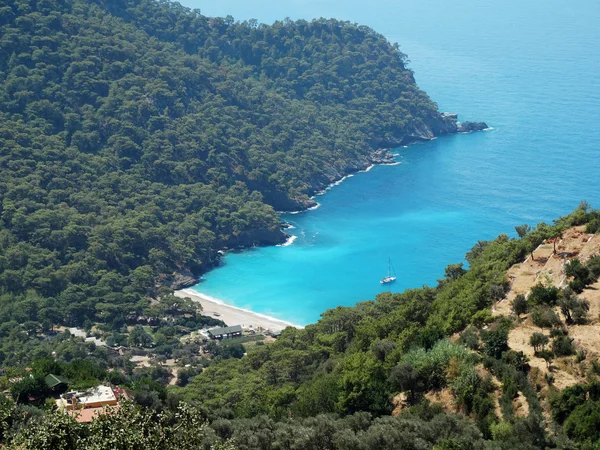 Paesaggio costiero di tacchino mediterraneo — Foto Stock