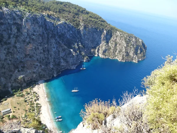 蝶の谷の深い峡谷フェティエ トルコ — ストック写真