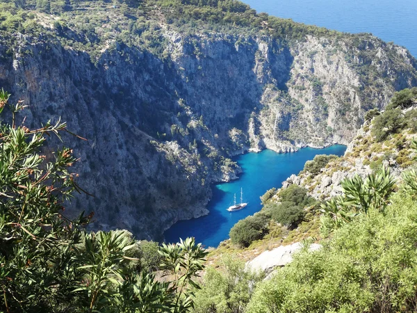 stock image butterfly valley deep gorge fethiye turkey