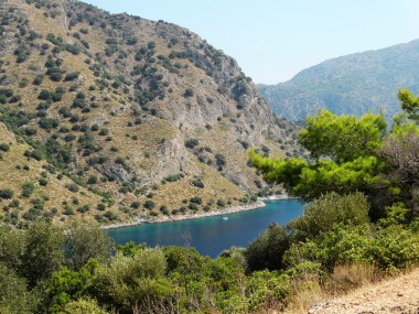 Akdeniz Türkiye'nin kıyı şeridi manzara