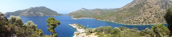 Akdeniz Türkiye'nin kıyı şeridi panorama