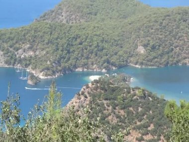 Ölüdeniz blue lagoon beach Türkiye Panoraması